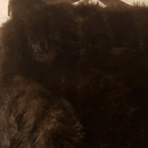 Purse Brown Furry Shoulder Bag